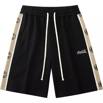 Повседневные шорты унисекс Coca-Cola, Черный