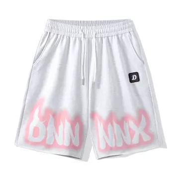 Повседневные шорты унисекс Dnnnnx, White Heather Gray