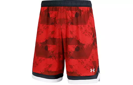 Повседневные шорты унисекс красные Under Armour, красный