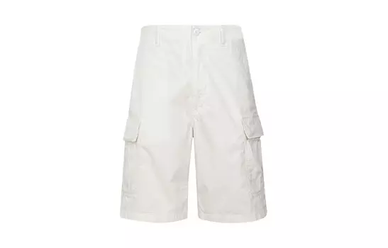 Повседневные шорты унисекс молочно-белые Uniqlo, слоновая кость