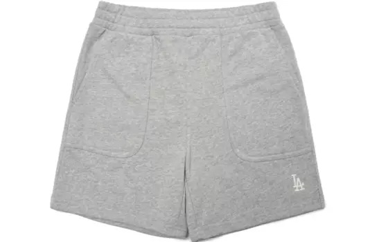 Повседневные шорты унисекс с логотипом, серые MLB, серый