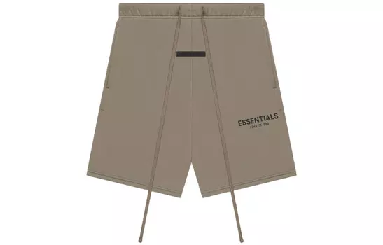 Повседневные шорты унисекс серо-коричневый Fear Of God Essentials, коричневый