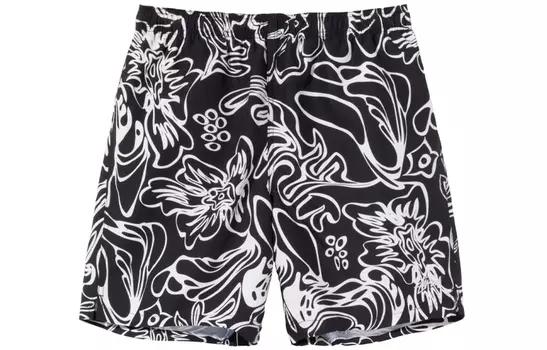 Повседневные шорты унисекс Stussy, цвет Black