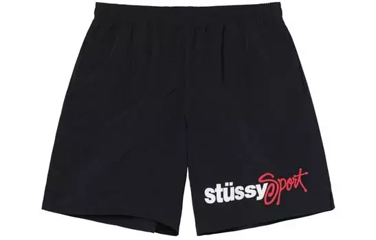 Повседневные шорты унисекс Stussy, цвет Black