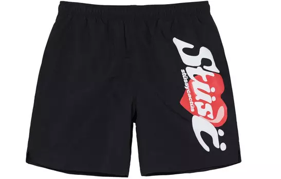 Повседневные шорты унисекс Stussy, цвет Black