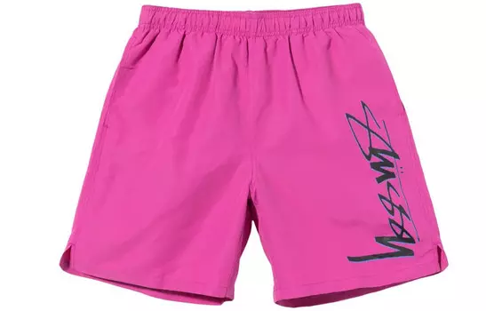 Повседневные шорты унисекс Stussy, желтый