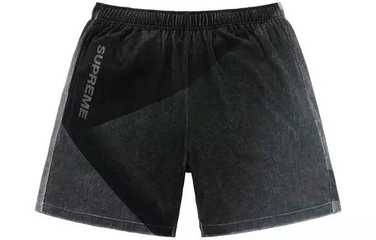 Шорты Supreme Geo Velour, черный