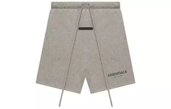 Повседневные шорты унисекс темно-овсяные Fear Of God Essentials, серый