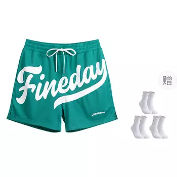 Повседневные шорты унисекс Wild Child Club, бирюзовый