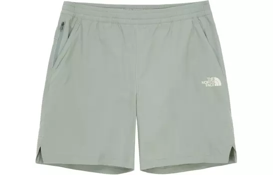 Повседневные шорты унисекс зеленые The North Face, зеленый