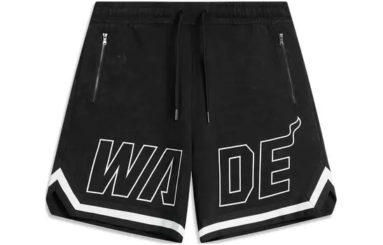 Повседневные шорты Wade Collection для мужчин, черные, выбеленные Lining, черный