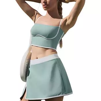 Повседневные шорты женские Alo Yoga, Black White Black/White