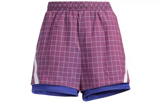 Повседневные шорты женские алые Adidas