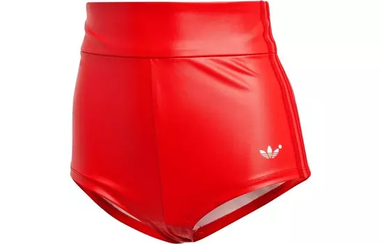 Повседневные шорты женские алые Adidas Originals