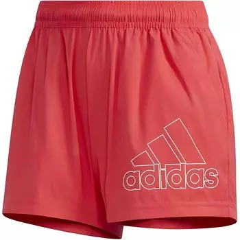 Повседневные шорты женские арбузно-красные Adidas