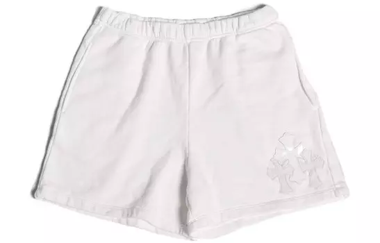 Повседневные шорты женские белые Chrome Hearts