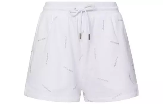 Повседневные шорты женские белые Evisu