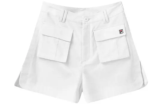 Повседневные шорты женские белые Fila