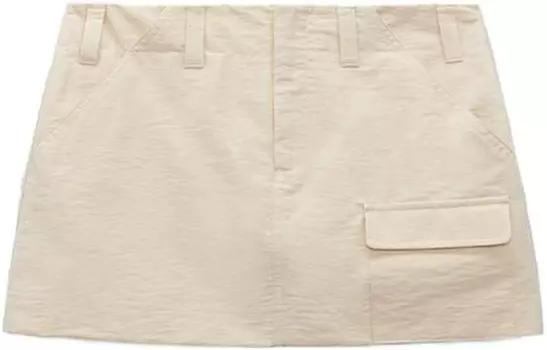 Повседневные шорты женские бежевые Zara