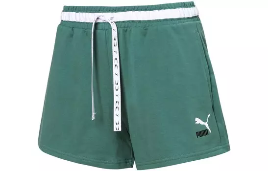 Повседневные шорты женские бирюзовые Puma