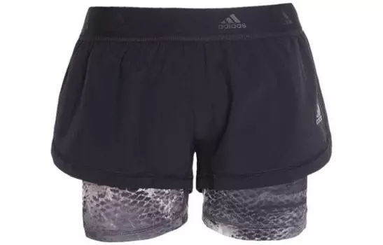 Повседневные шорты женские черные Adidas