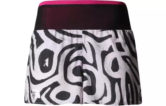 Повседневные шорты женские черные/фиолетовые The North Face