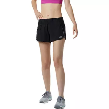 Повседневные шорты женские черные New Balance