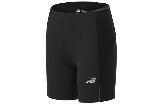 Повседневные шорты женские черные New Balance