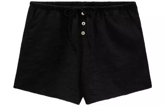 Повседневные шорты женские черные Zara