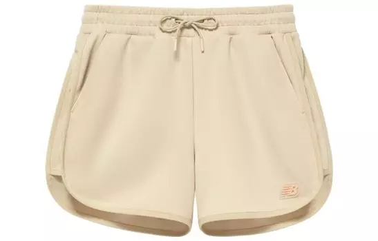 Повседневные шорты женские цвета хаки New Balance