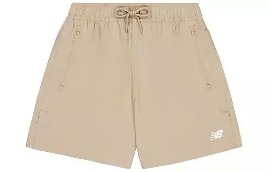Повседневные шорты женские цвета хаки New Balance