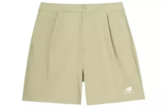 Повседневные шорты женские цвета хаки New Balance