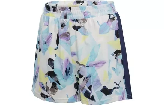 Повседневные шорты женские цвета морской водоросли Puma