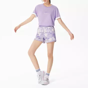 Повседневные шорты женские фиолетовые New Balance