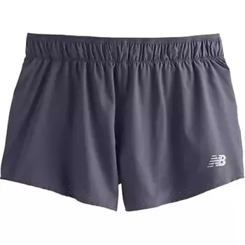 Повседневные шорты женские графитового цвета New Balance