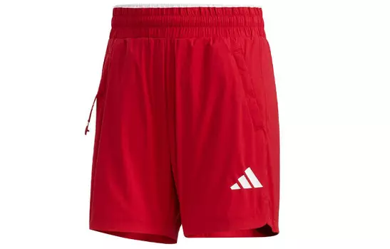 Повседневные шорты женские красные Adidas