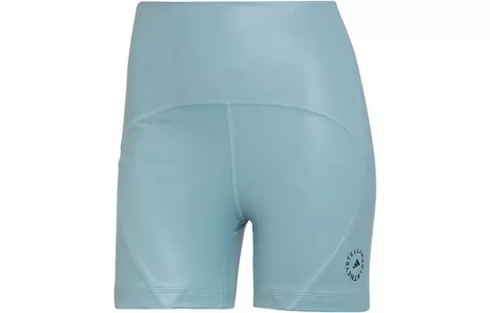 Повседневные шорты женские небесно-голубые Adidas