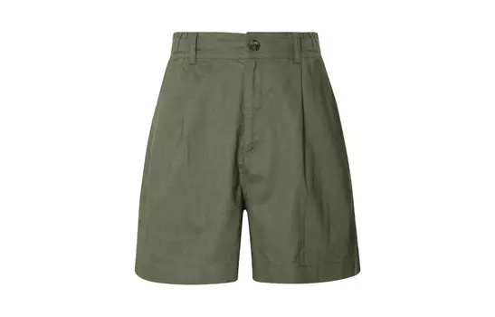 Повседневные шорты женские оливковые Uniqlo