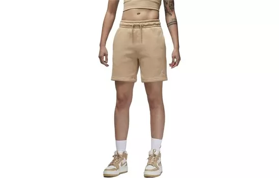 Повседневные шорты женские пустынно-желтые Jordan