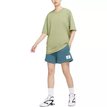 Повседневные шорты женские пыльно-зеленые Jordan
