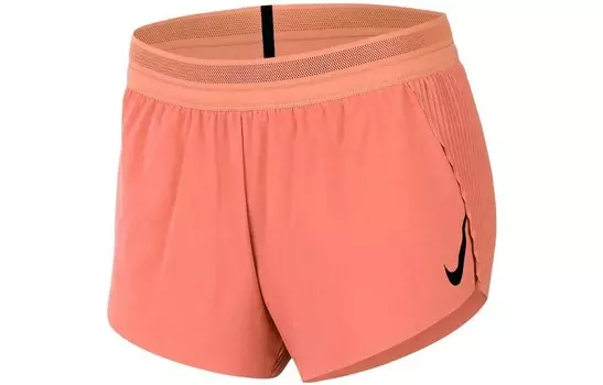 Повседневные шорты женские ярко-оранжевые Nike