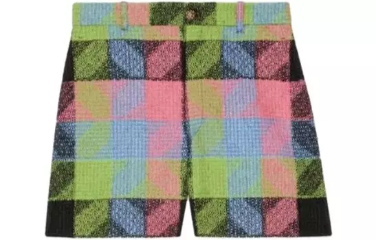 Повседневные шорты женские разноцветные Gucci, цвет Multicolor