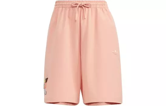 Повседневные шорты женские розовые Adidas Originals