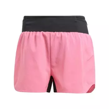 Повседневные шорты женские розовые/черные Adidas
