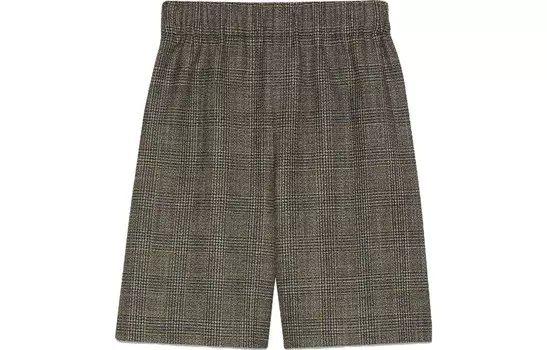 Повседневные шорты женские серые Gucci