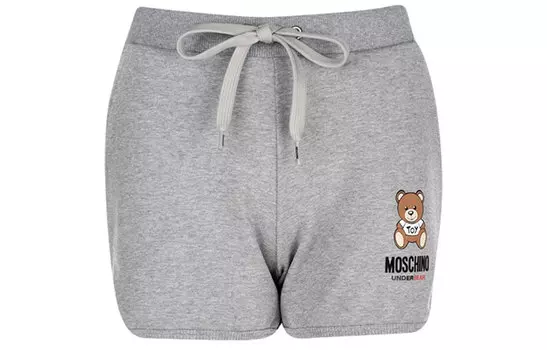 Повседневные шорты женские серые MOSCHINO, серый