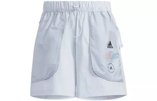 Повседневные шорты женские синие Adidas