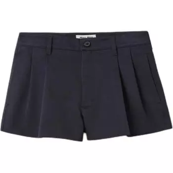 Повседневные шорты женские синие Miu Miu