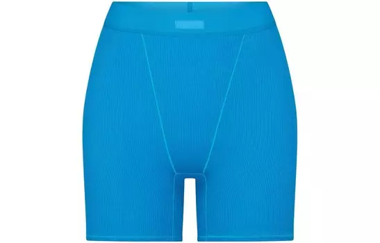 Повседневные шорты женские синие Skims