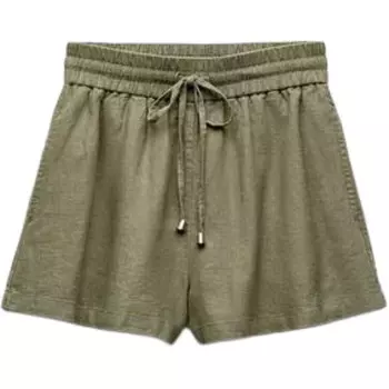 Повседневные шорты женские средние хаки Zara